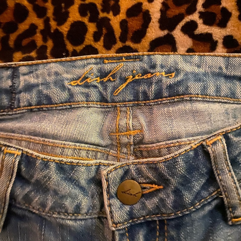 Y2K vntg Low-Rise bootcut Dish jeans 🎱